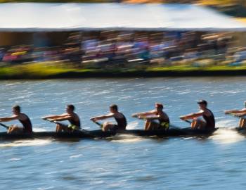 Canoe Race racing blur