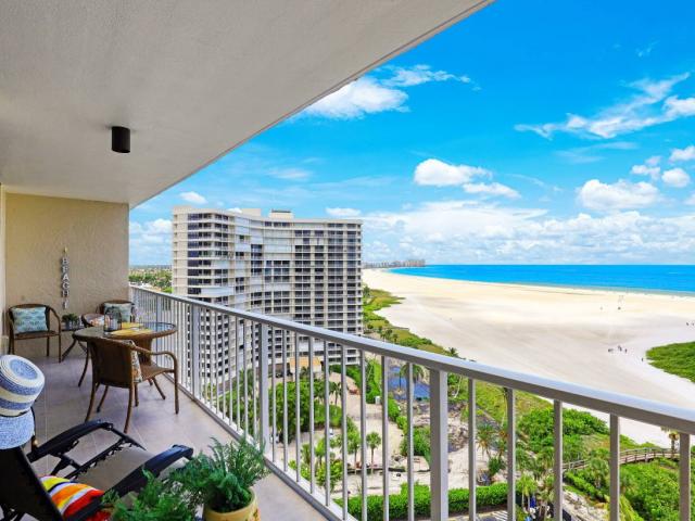 beachfront view from condo rental balcony