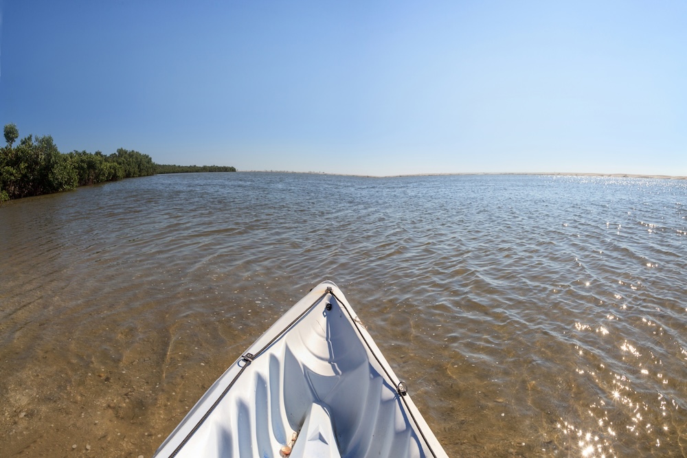 Kayak in Marco island point of view